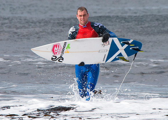Scottish Surfing Championships 2016 at Thurso East