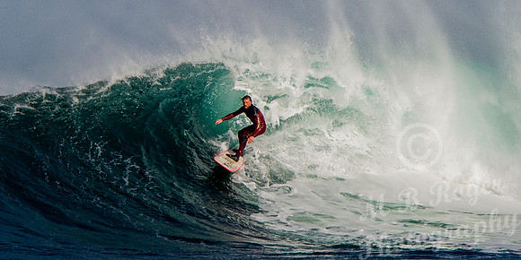 Surfing off Thurso East