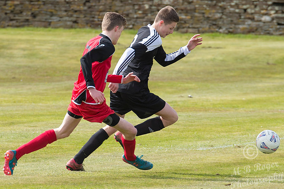 Under 17's Wick Academy 7 v Lossiemouth 2 24/04/2016 - Back Park