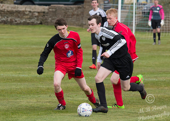 Under 17's Wick Academy 7 v Lossiemouth 2 24/04/2016 - Back Park