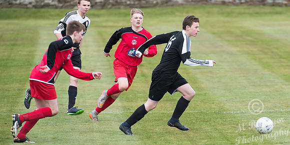 Under 17's Wick Academy 7 v Lossiemouth 2 24/04/2016 - Back Park