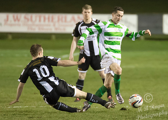 Wick 1 v Buckie 3 SHFL 16/03/2016 Harmsworth Park