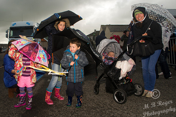 Thurso Gala Strong man - decorated Umbrella and welly boots 17/0