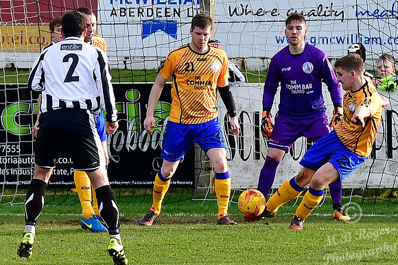 Fraserburgh 1 v Wick 1 SHFL Bellslea Park 18/02/2017