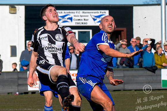 Wick 2 v Cove 3 SHFL Harmsworth Park 25/03/2017