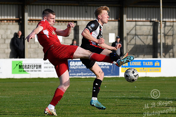 Lossiemouth  1 v Wick Academy 3 - SHFL - Grant Park - 12/10/2024