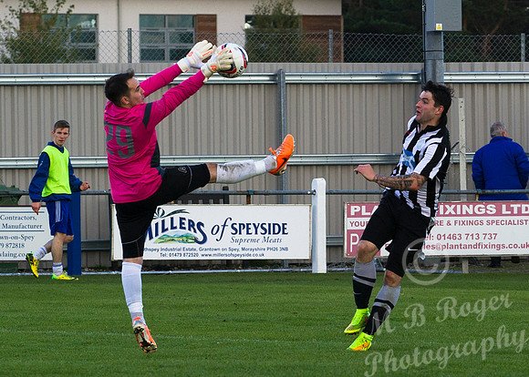 Strathspey Thistle 2 v Wick Academy 9 - 04/10/2014 - Seafield Pa