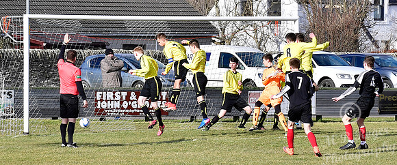 Wick U17's 1 v Inverness Clach U17's 0 Harmsworth Park 25/02/201