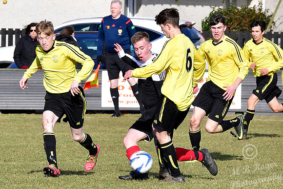 Wick U17's 1 v Inverness Clach U17's 0 Harmsworth Park 25/02/201