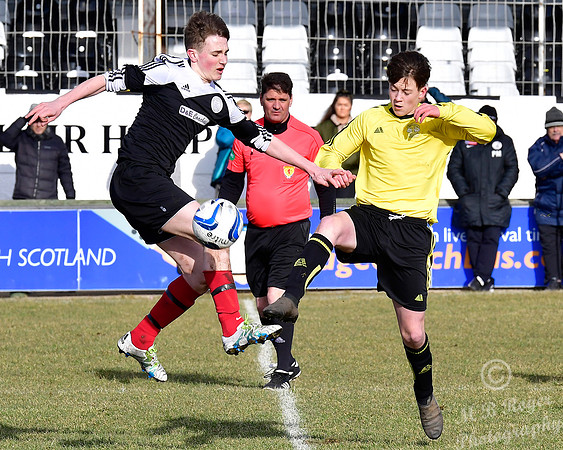 Wick U17's 1 v Inverness Clach U17's 0 Harmsworth Park 25/02/201