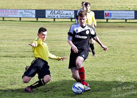 Wick U17's 1 v Inverness Clach U17's 0 Harmsworth Park 25/02/201