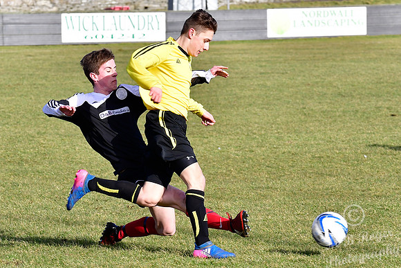 Wick U17's 1 v Inverness Clach U17's 0 Harmsworth Park 25/02/201