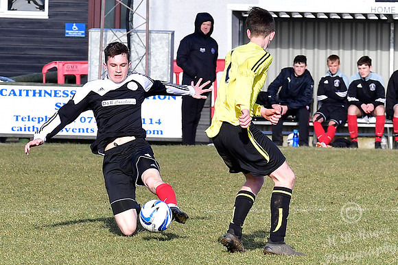 Wick U17's 1 v Inverness Clach U17's 0 Harmsworth Park 25/02/201