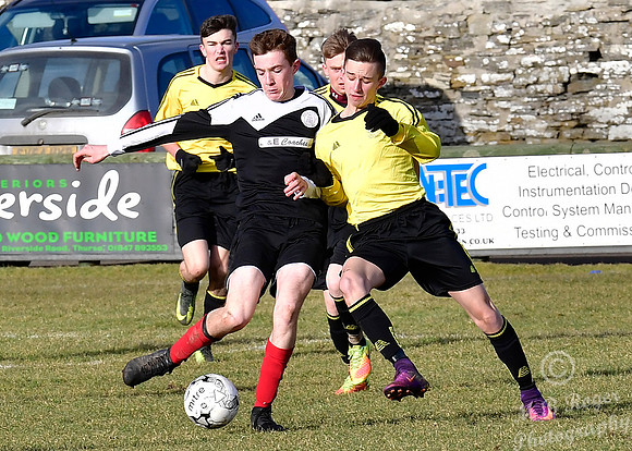Wick U17's 1 v Inverness Clach U17's 0 Harmsworth Park 25/02/201