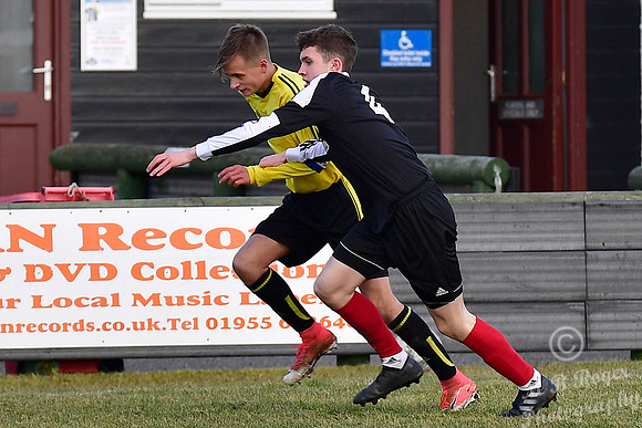 Wick U17's 1 v Inverness Clach U17's 0 Harmsworth Park 25/02/201