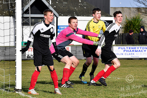 Wick U17's 1 v Inverness Clach U17's 0 Harmsworth Park 25/02/201