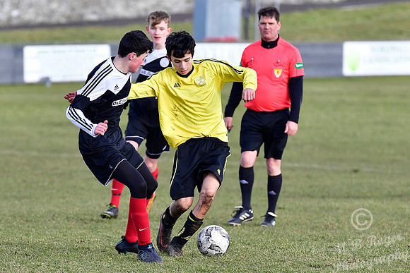 Wick U17's 1 v Inverness Clach U17's 0 Harmsworth Park 25/02/201
