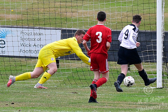 Wick U18s 16 v Ullapool U18s 0 - Harmsworth Park - 05/09/2021