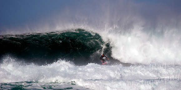 Surfing off Thurso East