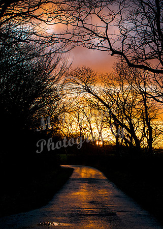 sunset at Lynegar - Watten