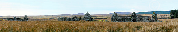 ruined cottages at Broubster