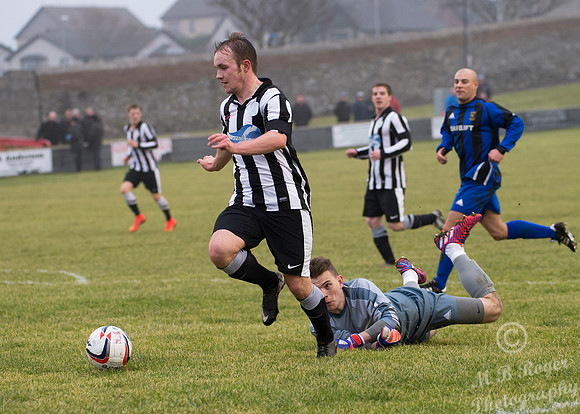 Wick Academy 4 v Huntly 0 SHFL Harmsworth Park 14/02/2015