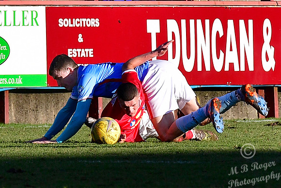 Brechin City 3 v Wick Academy 1 - SHFL - Glebe Park - 24/02/2024