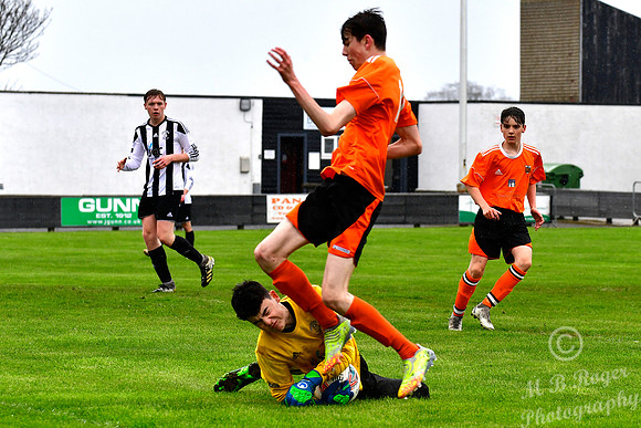 Wick U18s 3 v Rothes U18s 1 - Harmsworth Park - 30/04/2022