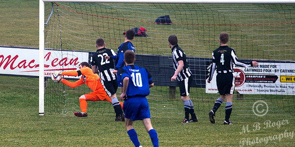 Wick Academy 4 v Huntly 0 SHFL Harmsworth Park 14/02/2015