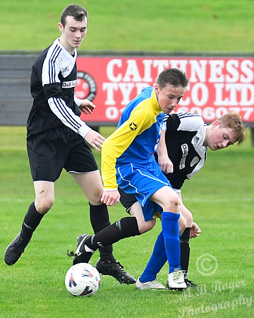 Under 17s Wick 1 v Lossiemouth 1  Harmsworth Park 29/11/2016