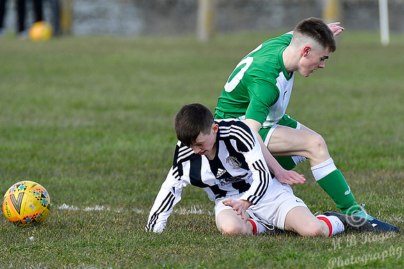 Wick U17s 2 v Buckie U17s 1 - Upper Bignold Park - 08/03/2020
