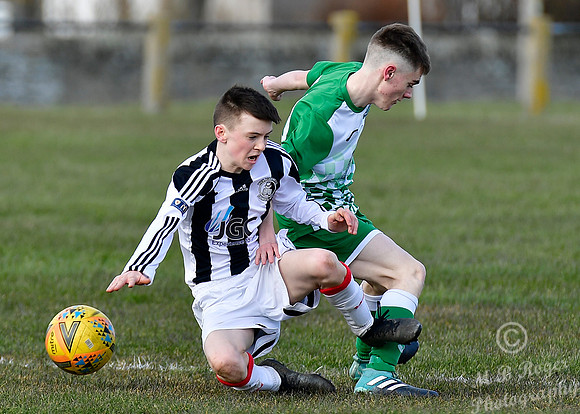 Wick U17s 2 v Buckie U17s 1 - Upper Bignold Park - 08/03/2020