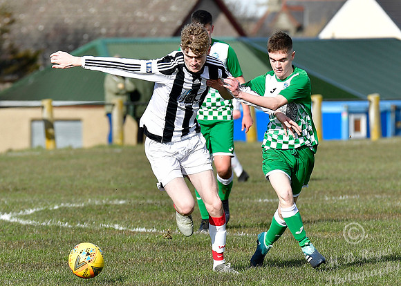 Wick U17s 2 v Buckie U17s 1 - Upper Bignold Park - 08/03/2020