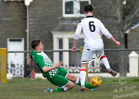 Wick U17s 2 v Buckie U17s 1 - Upper Bignold Park - 08/03/2020