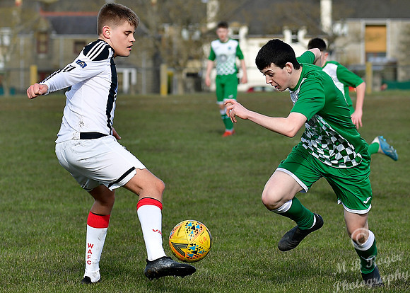 Wick U17s 2 v Buckie U17s 1 - Upper Bignold Park - 08/03/2020