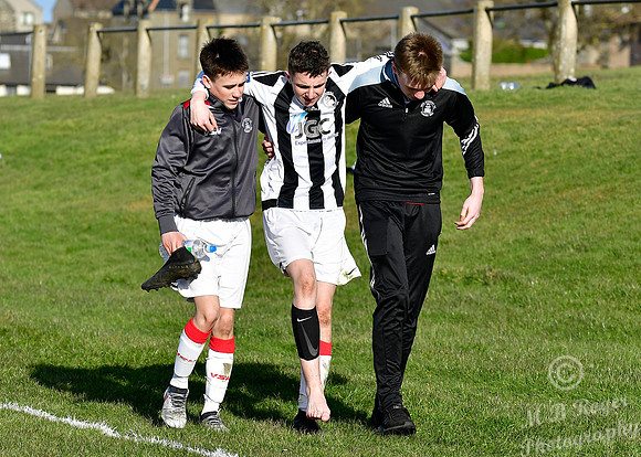 Wick U17s 2 v Buckie U17s 1 - Upper Bignold Park - 08/03/2020