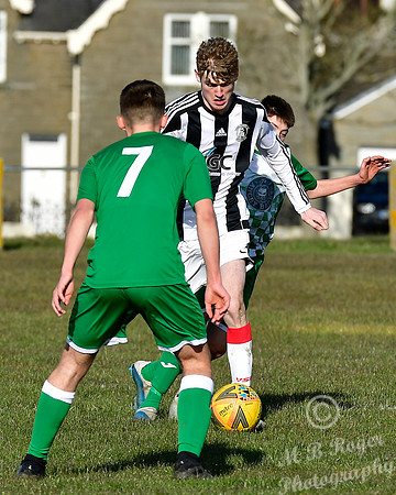 Wick U17s 2 v Buckie U17s 1 - Upper Bignold Park - 08/03/2020