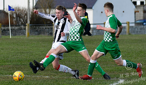 Wick U17s 2 v Buckie U17s 1 - Upper Bignold Park - 08/03/2020