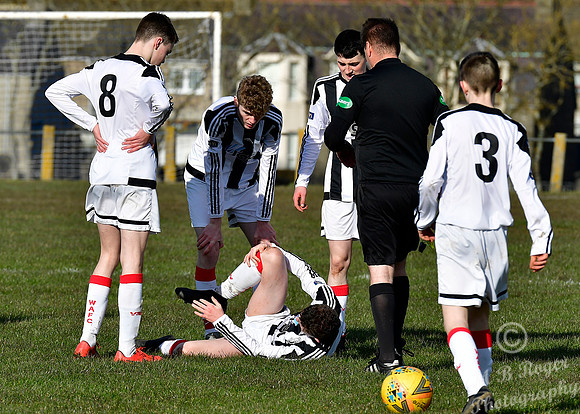Wick U17s 2 v Buckie U17s 1 - Upper Bignold Park - 08/03/2020