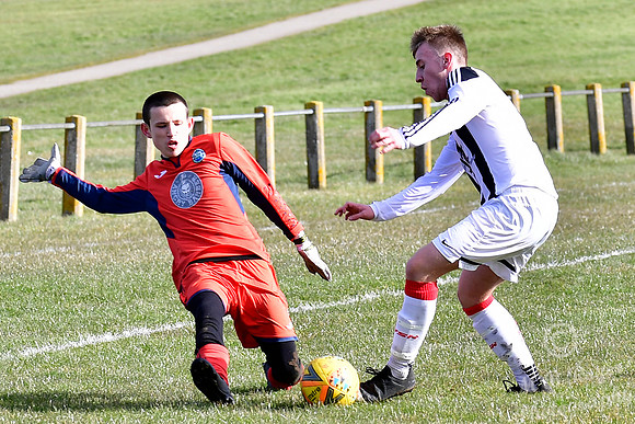 Wick U17s 2 v Buckie U17s 1 - Upper Bignold Park - 08/03/2020