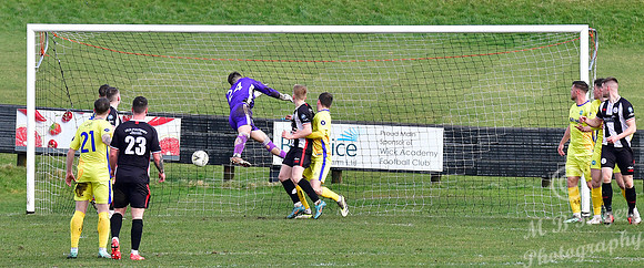 Wick Academy 3 v Buckie Thistle 1 - SHFL - Harmsworth Park - 23/