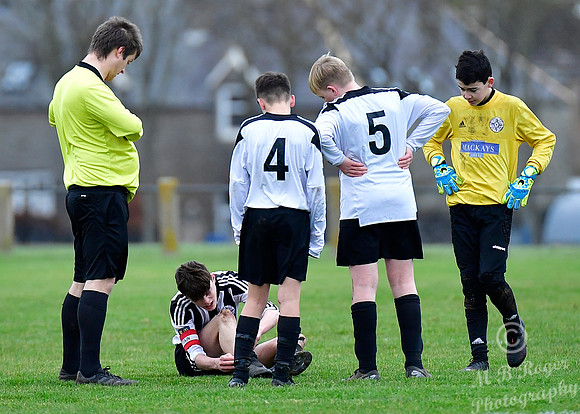 Wick U15s 3 v DO Soccer U15s 1  - Upper Bignold Park - 19/01/202
