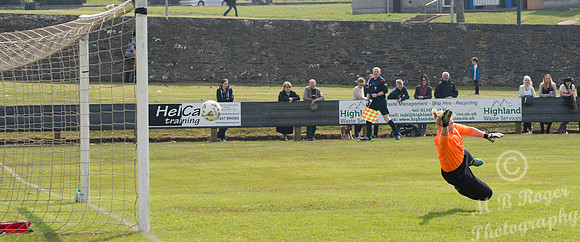 Caithness Ladies 2 v Dunfermline Ladies 16 - Womens Scottish Cup