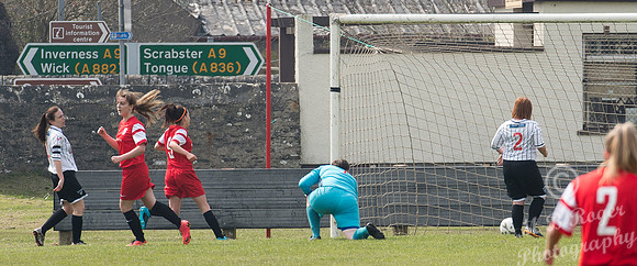 Caithness Ladies 2 v Dunfermline Ladies 16 - Womens Scottish Cup