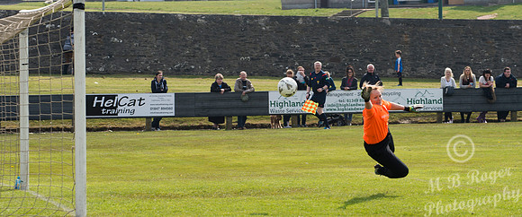 Caithness Ladies 2 v Dunfermline Ladies 16 - Womens Scottish Cup