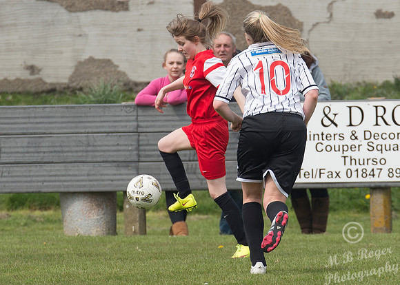 Caithness Ladies 2 v Dunfermline Ladies 16 - Womens Scottish Cup