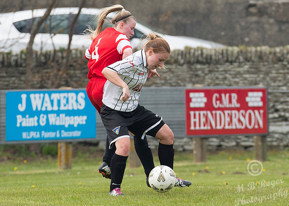 Caithness Ladies 2 v Dunfermline Ladies 16 - Womens Scottish Cup