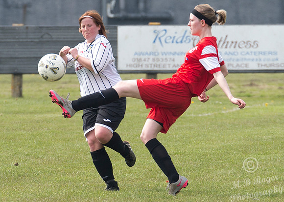 Caithness Ladies 2 v Dunfermline Ladies 16 - Womens Scottish Cup