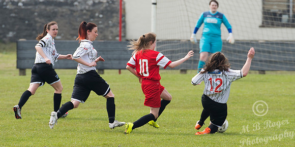 Caithness Ladies 2 v Dunfermline Ladies 16 - Womens Scottish Cup