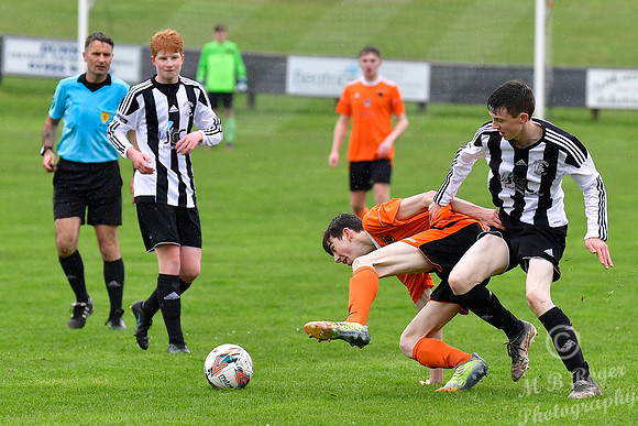 Wick U18s 3 v Rothes U18s 1 - Harmsworth Park - 30/04/2022